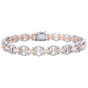 À la mode De Luxe Moissanite Baguette Coupe Diamant En Argent S925 Nouveau Bracelet Pour Hommes Vêtements De Mariage - Product Image 1