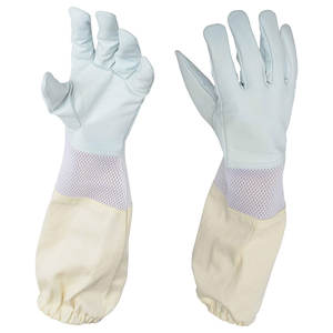 Guantes profesionales antiabejas de alta calidad para apicultura, mangas largas Unisex con forro de algodón de ventilación para protección - Product Image 1