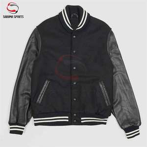 Chaqueta Universitaria Impermeable de Lona y Lana, Personalizable, de Marca Propia, en Varios Colores, a Precio Económico, de Moda y Alta Demanda - Product Image 6
