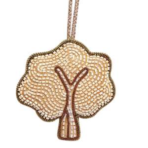 Adorno Bordado de Camello, Reno, Oveja, Caballo, Alfabeto, Logotipo Personalizado, Hecho a Mano, Fábrica, Árbol de Navidad Personalizado, Cuentas de Terciopelo y Satén - Product Image 6