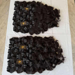 Mèches de Cheveux Brésiliens Bruts Non Transformés, Temple Indien, Fournisseurs de Cheveux Vietnamiens Alignés sur les Cuticules - Product Image 2