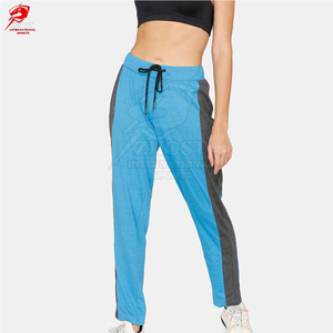 <b>Men's</b> Color Block Canvas Jogger <b>Pants</b> 100% Cotton Lightweight Elastic Waist Drawstring Casual Trousers for Yoga <b>Lounge</b> Wear - Product Image 3