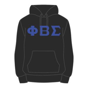 Phi Beta Sigma เสื้อฮู้ดสวมหัวสีดำเสื้อมีฮู้ดผ้าฝ้ายพรีเมี่ยมเครื่องแต่งกายพี่น้องกรีกที่กำหนดเองปักศักดิ์สิทธิ์เก้า hbcu ชีวิตกรีก - Product Image 2