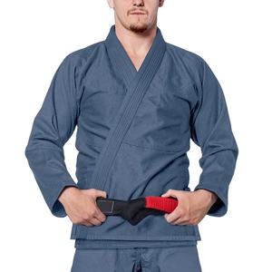 Nouvelle arrivée personnalisé polyester coton Jiu Jitsu uniforme pour adultes manches régulières MMA karaté ensembles d'arts martiaux produit OEM - Product Image 3