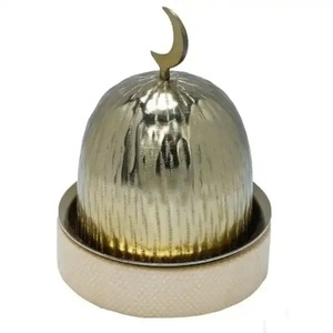 Casserole de luxe ronde en acier inoxydable avec couvercle, faite à la main, écologique, pour servir - Product Image 1