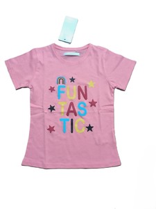 Dernier modèle de T-shirt imprimé de meilleure qualité à la mode pour filles T-shirt d'été à manches courtes et col rond pour filles du Bangladesh - Product Image 6