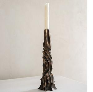 Support de bougie en laiton et aluminium durable, fait à la main, personnalisé, finition haut de gamme, style moderne, décoration d'intérieur haut de gamme - Product Image 5