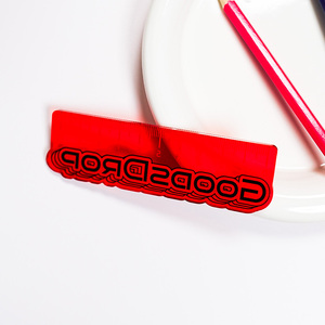 Rạng rỡ màu sắc Acrylic đo thanh rõ ràng minh bạch cai trị tùy chỉnh công cụ bền cho nghiên cứu sáng tạo và soạn thảo - Product Image 3