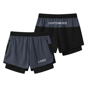 Nouveauté 2025 Shorts de sport pour hommes, vêtements de fitness en gros personnalisés, shorts noirs d'été pour adultes - Product Image 1