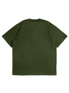 T-shirt personnalisé 80 GSM pour homme, 100 % coton, coupe ample, qualité luxe, col rond, streetwear, t-shirt oversize pour homme - Product Image 2