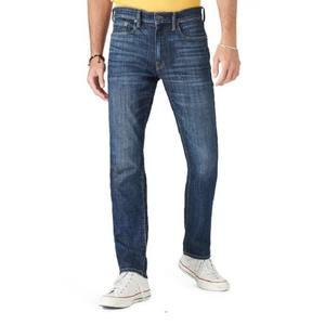 Personalizar los hombres de cintura media Casual Cargo Pantalones 100% algodón Denim Medio lavado Primavera/Otoño Imprimir Jeans - Product Image 5