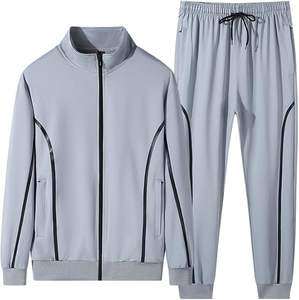 Nouveauté, vente en gros, vêtements de sport décontractés pour hommes, sweat-shirt à manches longues imprimé, fermeture éclair intégrale, pantalon de jogging, ensemble deux pièces, fabriqué au Pakistan - Product Image 1