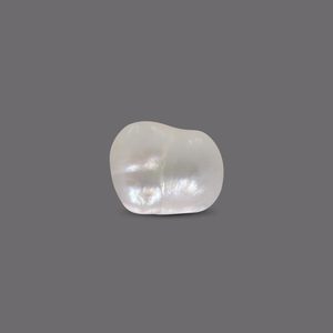 Perles d'eau douce naturelles blanches, perles en vrac, 1,71 carat, forme de pomme de terre, option de couleur pour bijoux - Product Image 2