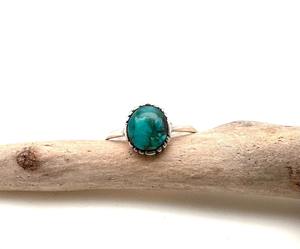 Anillo clásico de plata maciza 925, joyería para mujer, Plata de Ley 925, piedra preciosa turquesa, estilo bohemio, anillo hecho a mano, regalo para mamá - Product Image 2