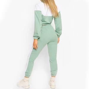 Ensemble de survêtement pour femmes, décontracté et sportif, deux pièces, coupe ample, tissu doux pour l'entraînement, la détente et les vêtements de rue - Product Image 2