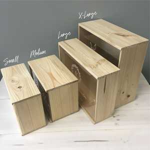 Boîte de rangement décorative multi-tailles avec couvercle en acrylique peint - Product Image 6