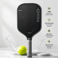 Raquette de pickleball portable de haute qualité T700 Sword Shield, friction ultra-élevée, noyau intérieur dentelé J2NF, USAPA, pour enfants