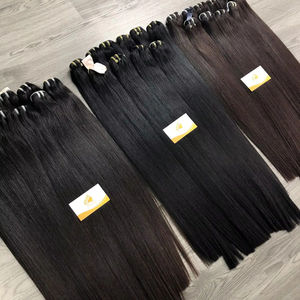 Haute qualité 100% paquet de cheveux humains vietnamiens Double dessiné BoneStraight avec dentelle HD livraison rapide dans le monde entier - Product Image 3