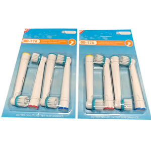 4 Count Sensitive <b>Toothbrush</b> <b>Heads</b> Electric <b>Toothbrush</b> Rechargeable Set Compatible for Household and Outdoor Use - Product Image 2