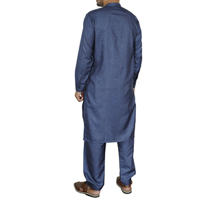 Shalwar Kameez pour hommes musulmans pakistanais décontractés fabriqués en usine à vendre à la mode 2024 respirant - Product Image 1