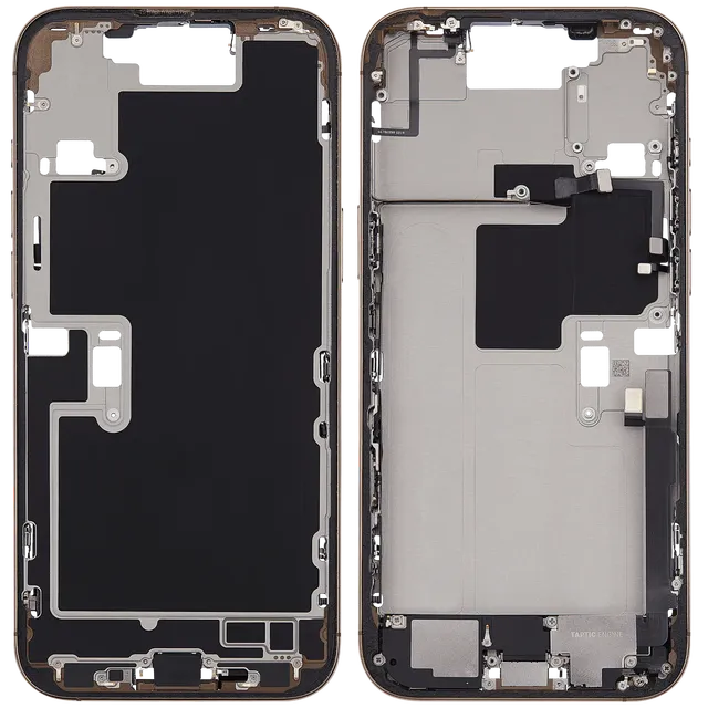 Mid-Frame Housing with Charging Port Flex & Small Parts for iPhone 16 Pro Max for iPhone Repair