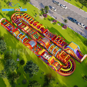 Personalizzato gigante all'aperto gonfiabile fornitore di <span class=keywords><strong>parco</strong></span> divertimenti corsa ad ostacoli One-Stop gonfiabile grande <span class=keywords><strong>parco</strong></span> <span class=keywords><strong>giochi</strong></span> di rimbalzo - Product Image 6