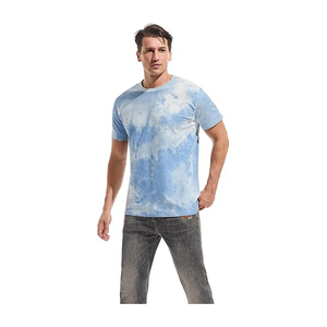 Haut 2025 poids lourd surdimensionné col rond à la mode Street Style personnalisé hommes 100% pur coton imprimé t-shirt - Product Image 2