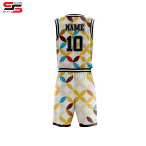 ชุดบาสเก็ตบอลสำหรับผู้ชายเครื่องแบบกีฬาบาสเก็ตบอลแห้งเร็วออกแบบได้ตามต้องการ - Product Image 2