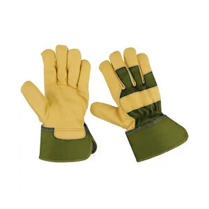 Precio barato vaca Split cuero guantes de trabajo seguridad soldadura construcción conductor trabajo cuero Rigger guantes de mano al mejor precio - Product Image 5