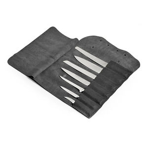 Sac de rangement pour couteaux en cuir durable, design compact pour usage domestique, couleur et logo personnalisables, haute qualité, taille sur mesure, capacité de 35 pièces - Product Image 4