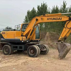 Excavadora usada HYUNDAI 150W-9s, peso operativo de 15 toneladas, de 15 toneladas excavadora de ruedas, excavadora coreana usada Hyundai con motor Cummins - Product Image 1