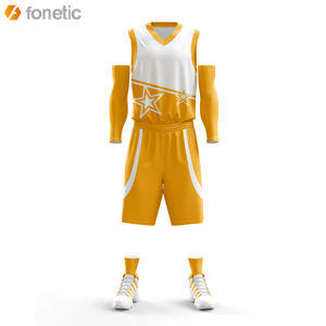 ชุดบาสเก็ตบอลแบบซับลิเมชั่นสั่งทำได้  โลโก้ส่วนตัว ระบายอากาศได้ดี ไซส์ใหญ่พิเศษ  สำหรับทุกเพศ  สีสันหลากหลาย - Product Image 5