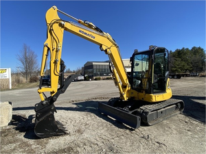 Excavatrice d'occasion Komatsu PC56 Excavatrice d'occasion à faible durée de fonctionnement Mini pelle d'occasion Moteur d'origine - Product Image 5