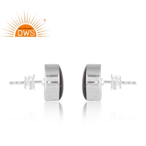 Último diseño, pendiente de tuerca de piedras preciosas de moldavita Natural de Plata de Ley 925, joyería personalizada para mujer, regalo para ella - Product Image 4