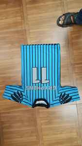 T-shirt à col rond avec broderie personnalisée pour hommes, fabriqué au Pakistan, à manches longues, en jersey Spandex tricoté et imprimé. - Product Image 4