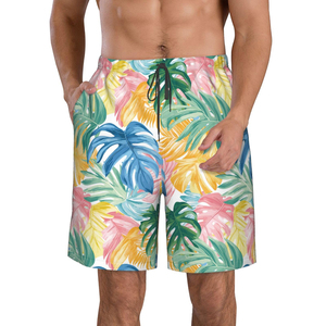 Shorts de bain pour homme personnalisés, séchage rapide, écologiques, antibactériens, pour la plage, le surf, imprimés par sublimation, unis - Product Image 1