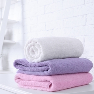 Solid Color Bath <b>Towels</b> <b>Set</b> 100% Recycled Cotton Bath <b>Towels</b> Soft Eco-Friendly Bath <b>Towels</b> at Best Price - Product Image 5