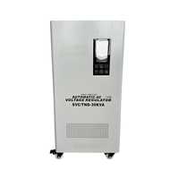 Stabilisateur de tension CA 30 kVA monophasé 220 V entièrement en cuivre AVR automatique pour climatisation centralisée