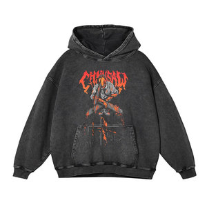 Personalizado de gran tamaño de lana hombres Sudadera con capucha streetwear pullover casual invierno cálido liso algodón sudadera de diseño - Product Image 1