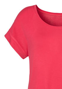 T-shirt d'été en coton de haute qualité à col rond avec logo personnalisé t-shirts à la mode pour femmes vente en gros - Product Image 2