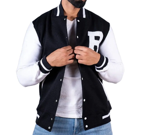 NUEVO 2026 Chaquetas universitarias de invierno para hombres Chaquetas Letterman Patrón de letras Durable Elegante con capucha Logotipo personalizado - Product Image 1