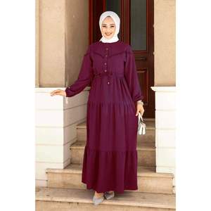 ชุดเดรสสายพานอุโมงค์เบอร์กันดี - Product Image 2