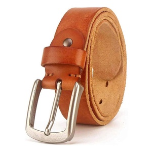 Cinturón de Cuero de Vaca para Hombre 2026, Venta al por Mayor, Moda Casual, Ajustable, Hebilla de Aleación con Marco, Cinturón de Cuero Personalizado - Product Image 5