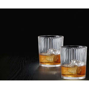 Ensemble de 2 verres à apéritif Nachtmann, verres à cocktail en cristal moderne à design côtelé - Product Image 6