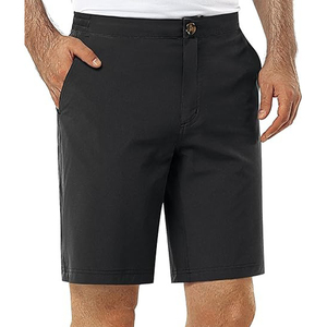 Short de golf pour homme 9 pouces entrejambe à séchage rapide taille élastique coupe classique short de randonnée 95% polyester, 5% spandex - Product Image 1