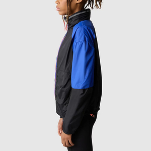 Factory Direct Supplier Women Lightweight Hooded Windbreaker Jacket Color Block Drawstring Zipper Ladies Rain <b>Coat</b> Jacket - Product Image 3