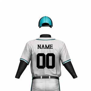Professional <b>Baseball</b> Jersey Uniform Custom Logo Name Number Printing Full Button Team Sports Apparel Wholesale - Product Image 2