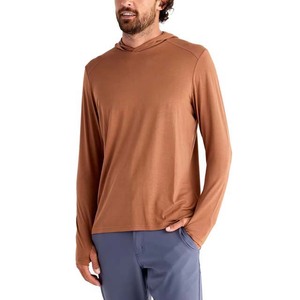 Patrón sólido Ropa de pesca Sudaderas con capucha Camisas Material de poliéster Transpirable UPF Protección solar Manga larga Hombre Pesca con capucha - Product Image 1