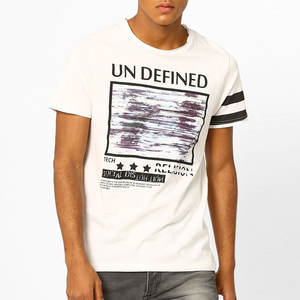 Camiseta con estampado de serigrafía para hombre de secado rápido y cuello redondo de gran tamaño con el mejor diseño, ropa de Fitness de tela ligera de tendencia superior - Product Image 1
