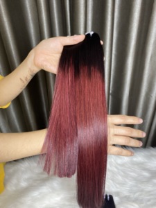 ผมต่อจากเส้นผมมนุษย์แท้เวียดนามสีดำสำหรับผมธรรมชาติ - Product Image 3